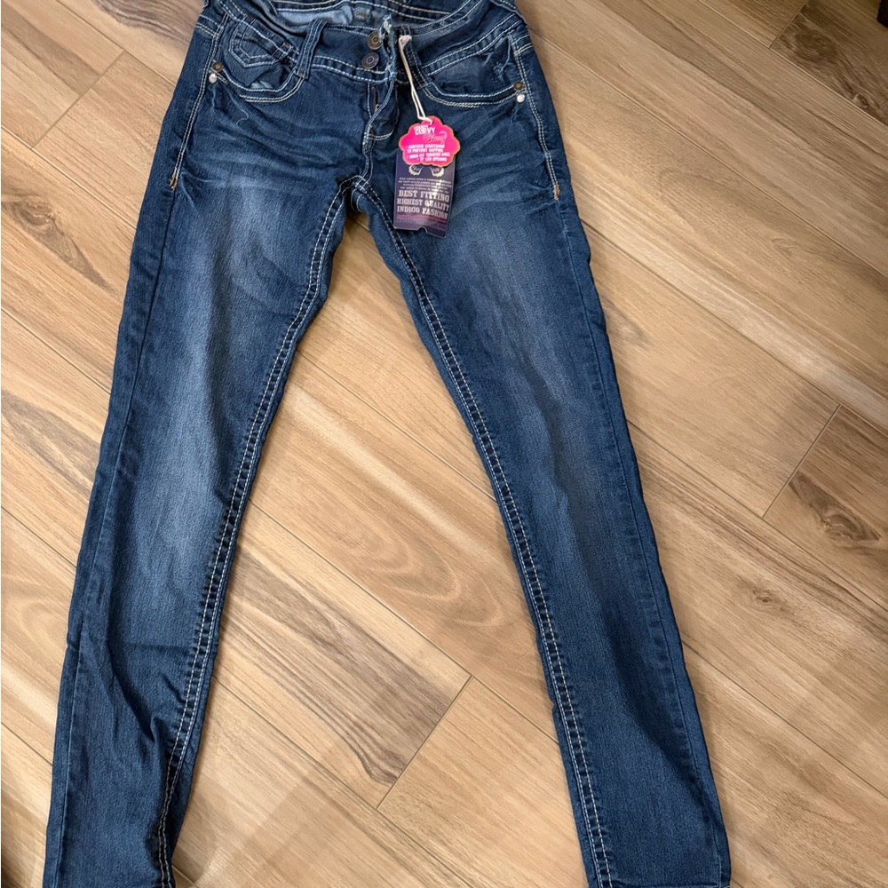 Wallflower Indigo Skinny Jeans